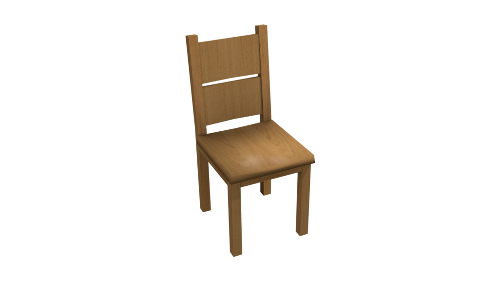 WoodenChair 3D Model